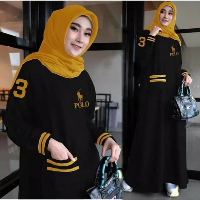 POLO MAXY/GAMIS MUSLIM WANITA /GAMIS TERBARU/GAMIS  KATUN