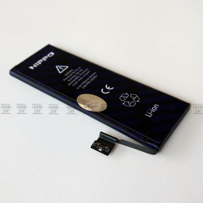 BARU !! Baterai Hippo Double Power Original Apple Iphone 5S 5C Batre Batrai