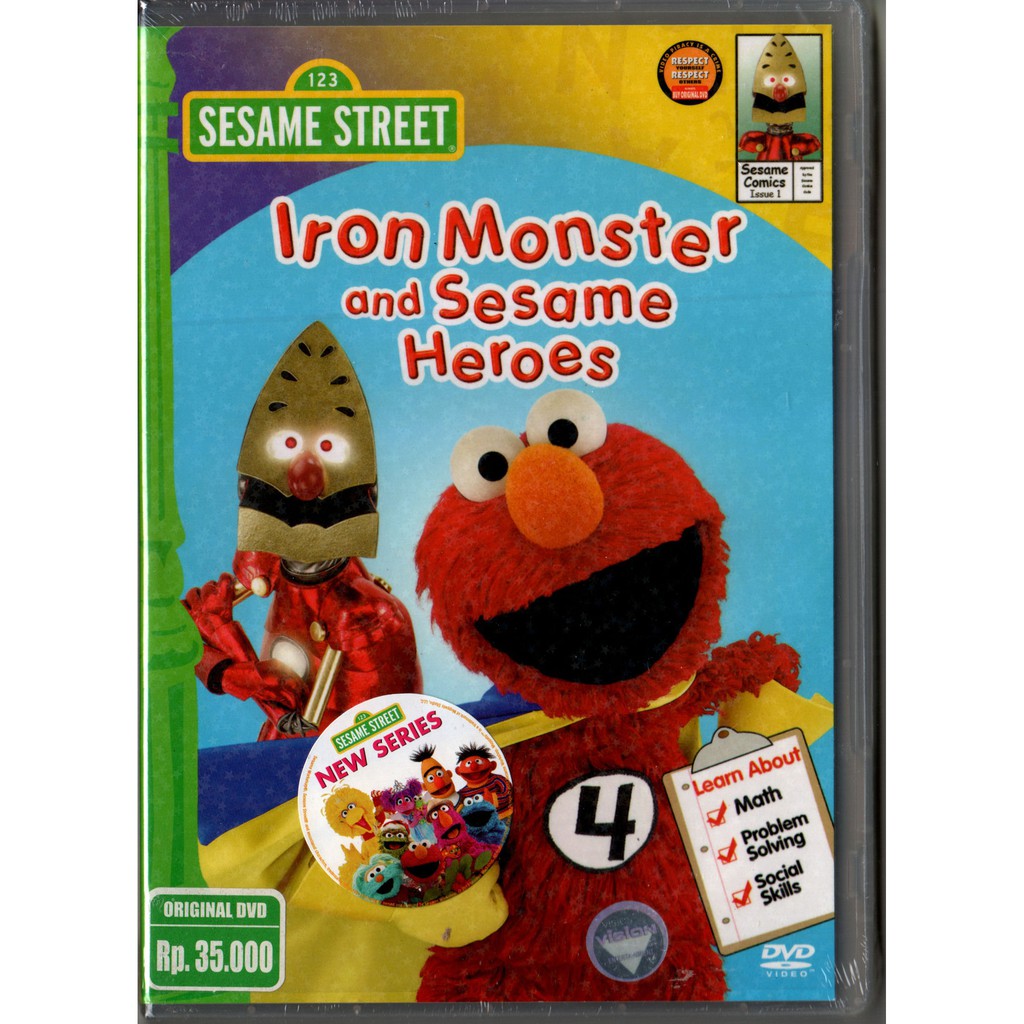 DVD SESAME STREET IRON MONSTER AND SESAME HEROES