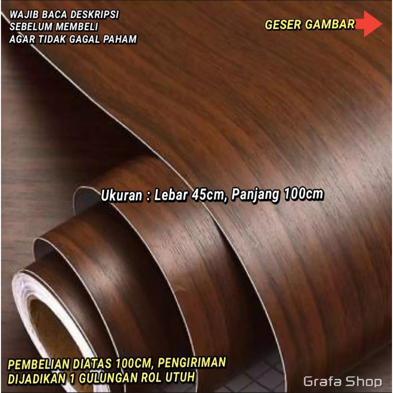 Stiker  meja  pintu dapur  furniture sticker  motif serat kayu   Stiker  meja  pintu dapur  furniture sticker  motif serat kayu