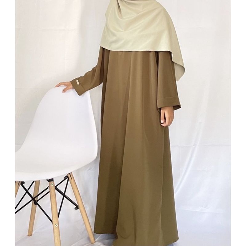 ABAYA TURKI WANITA BASIC POLOS