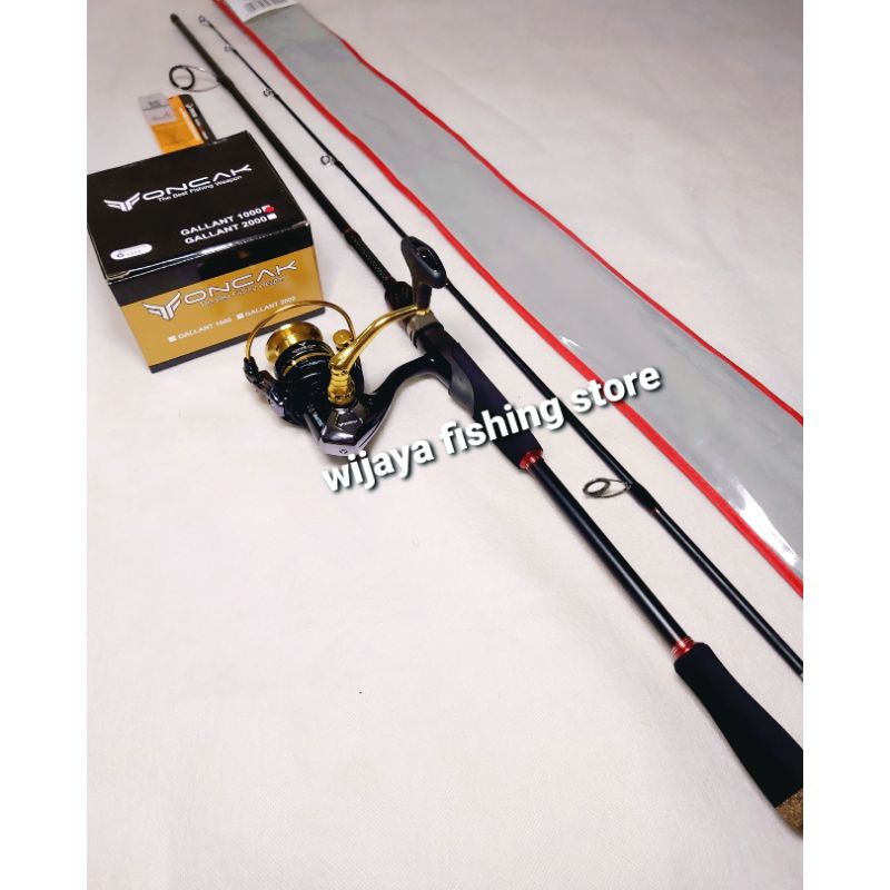 Set Joran SP Daido Athena Solid 180 dan Reel Oncak Gallant 1000 atau  2000