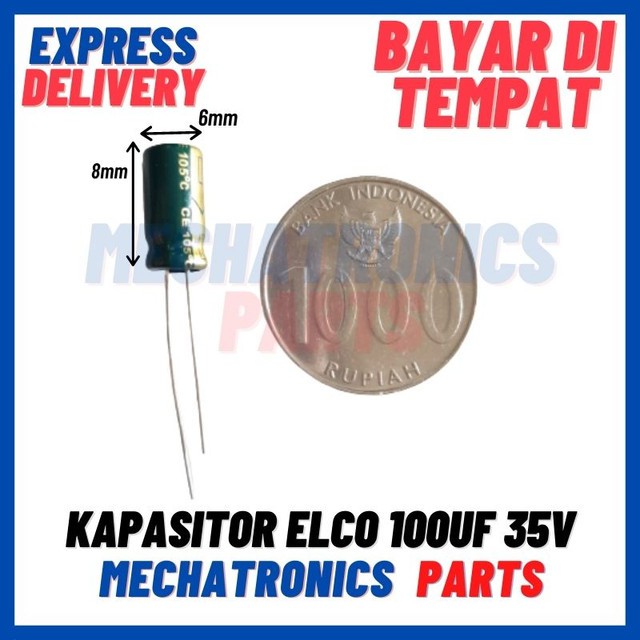 [PAS-9651] KAPASITOR ELCO 100UF 35V