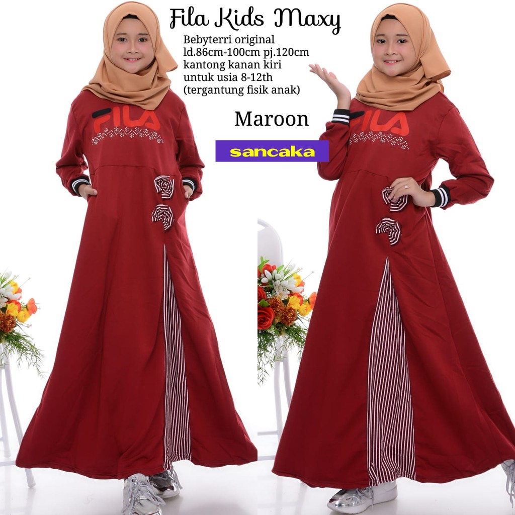 Baju Muslim Fila Anak Perempuan InfoRemaja Baju Muslim Fila Anak Perempuan InfoRemaja