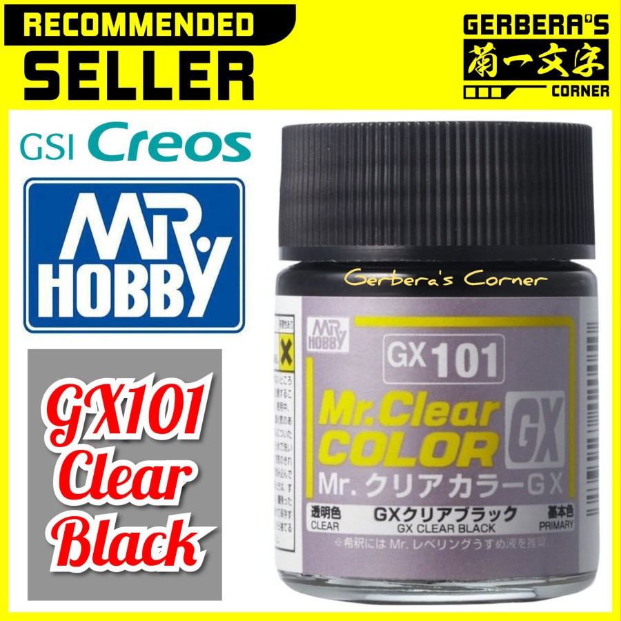 

Mr Color GX101 Clear Black - Mr. Hobby - Lacquer Paint