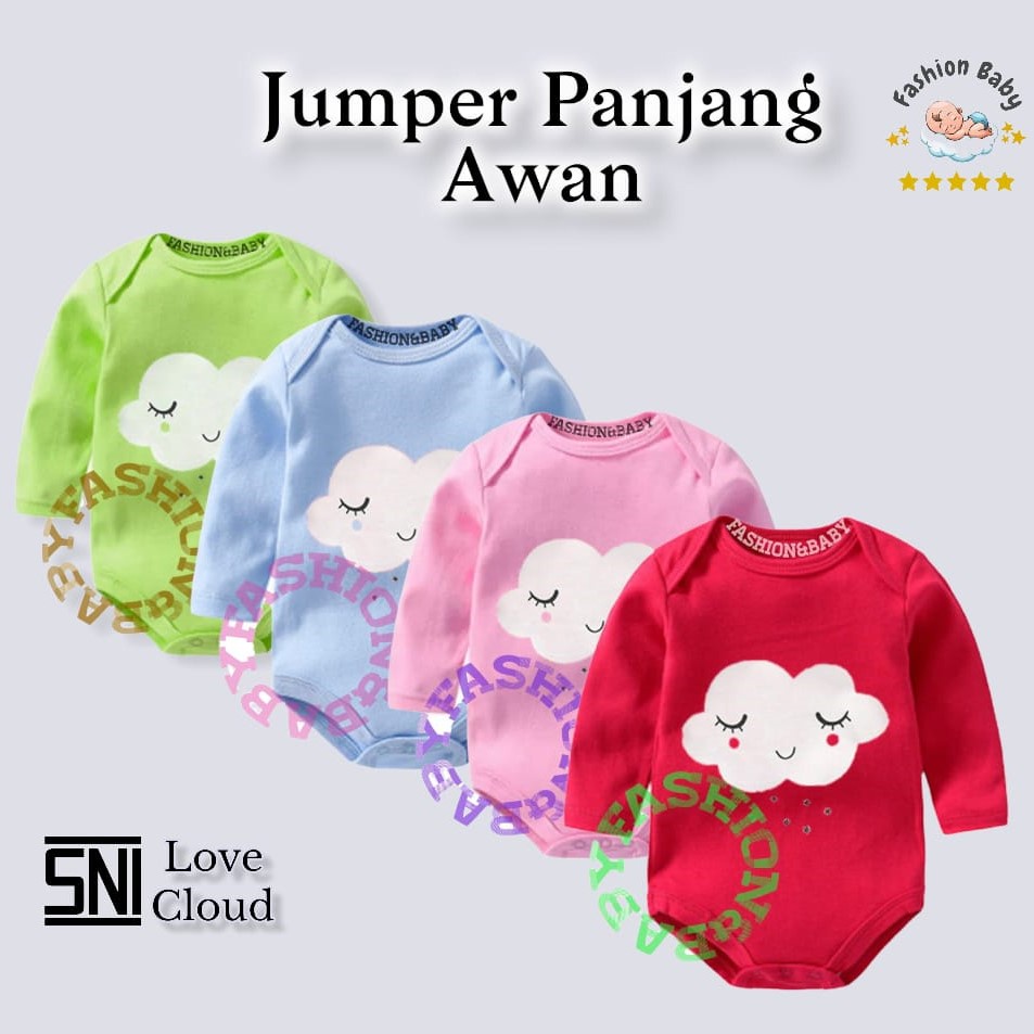 Jumper Panjang (( MOTIF)) Love Cloud