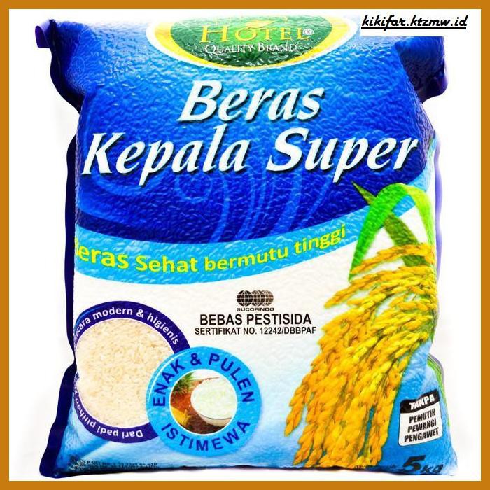 

ANEKA-BERAS- BERAS KEPALA SUPER 5 KG -BERAS-SEHAT.