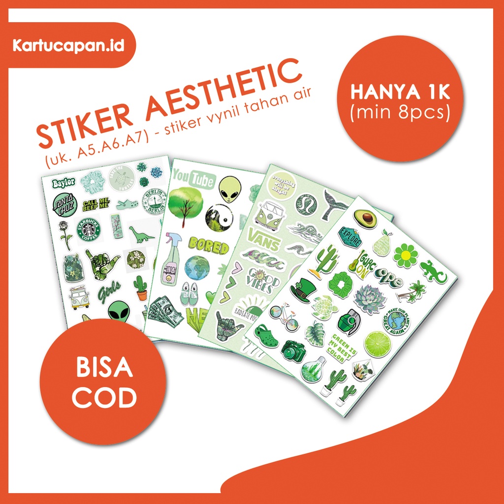 

STIKER AESTHETIC, STIKER TUMBLR, STIKER LAPTOP, STIKER HP, STIKER PART HIJAU