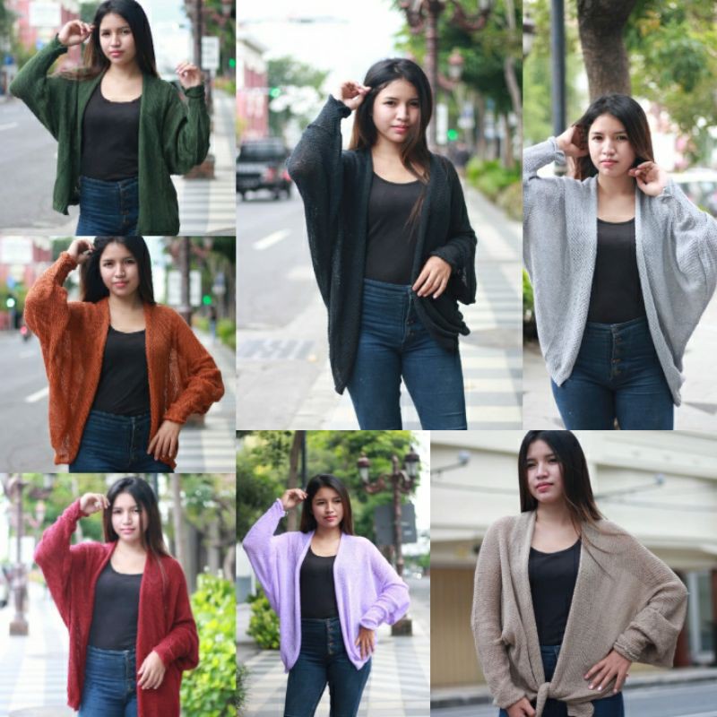 CARDIGAN BATWING | KARDIGAN KELELAWAR RAJUT KNIT