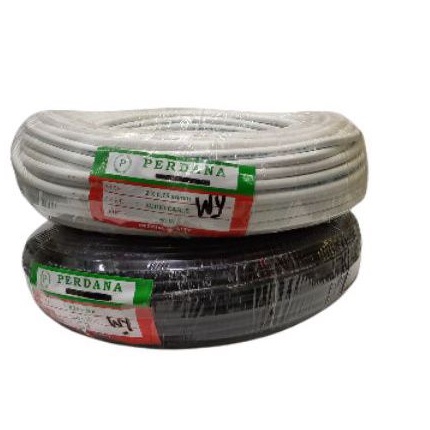 KABEL SERABUT AUDIO CABLE PERDANA 2x0,75