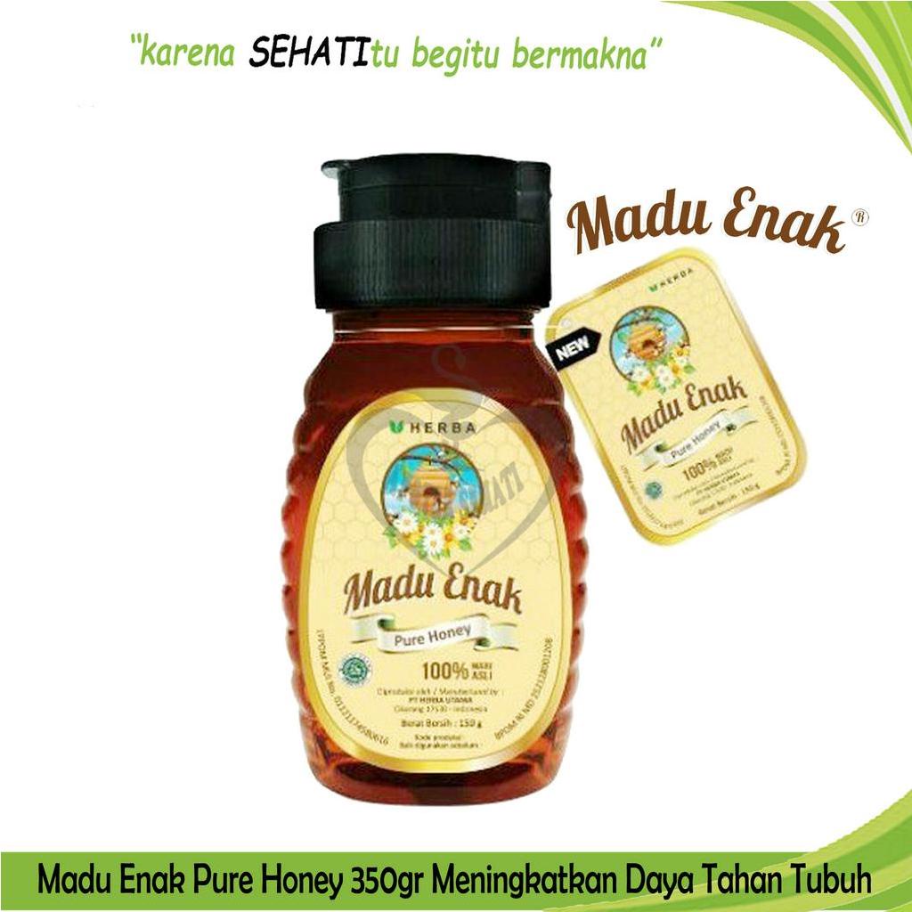 Madu Enak Pure Honey 350 Gram Madu Murni Asli