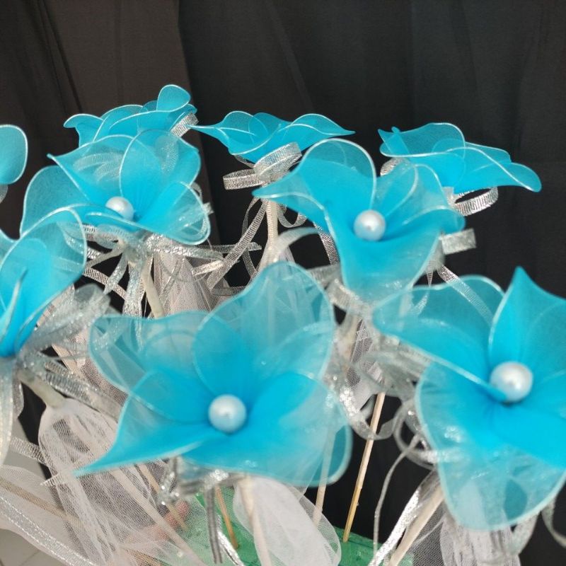 bunga telur,pokok telok, bunga tempat telur aqiqah, bunga telur pengantin, hiasan