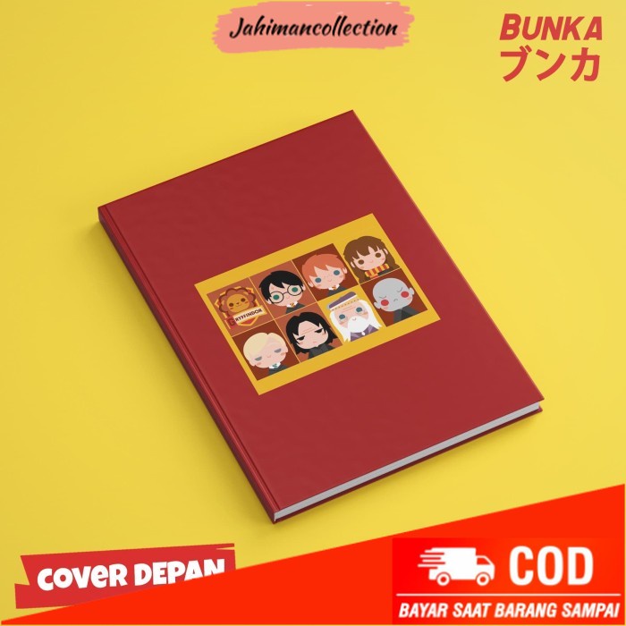 

✨ BISA COD ✨ Notebook Harry Potter Famous Character Hardcover A5 Buku Tulis Catatan