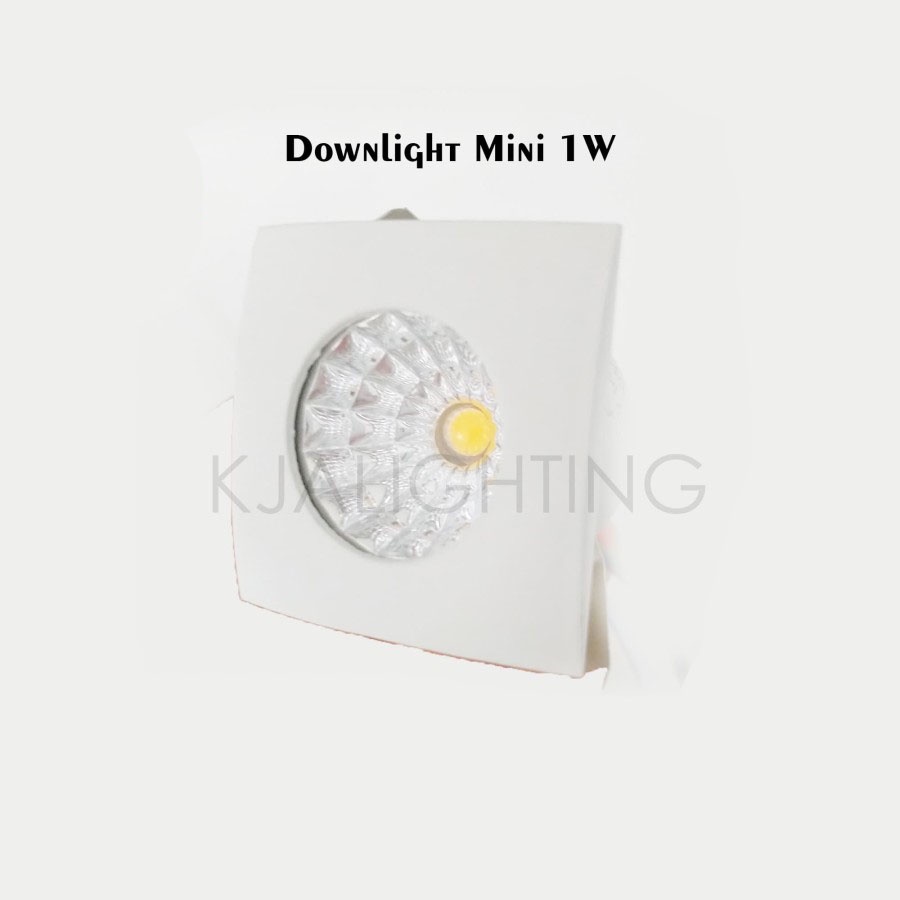 Lampu Downlight Led Mini 1 Watt kotak