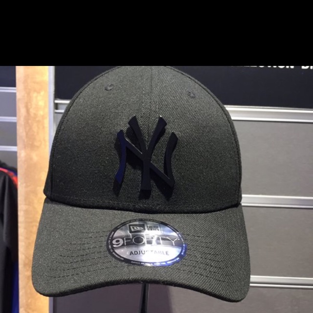 Topi new era 9forty original yankees NY metal black