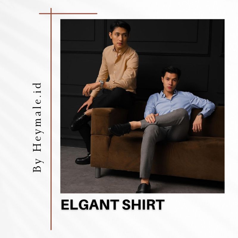 ELGANT BASIC SHIRT & ELGANT BASIC CLEAN LOOK SHIRT BY HEYMALE.ID