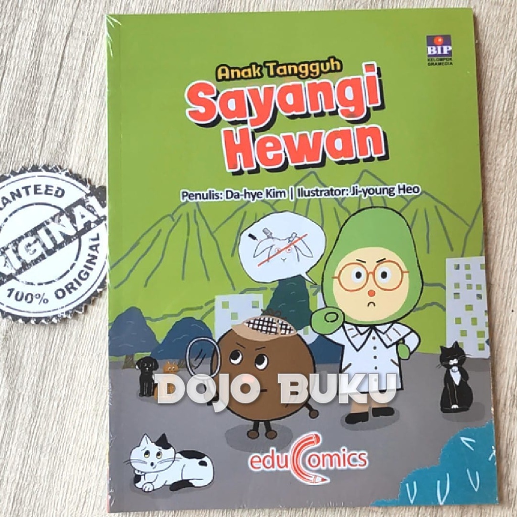 Buku EduComics Anak Tangguh Sayangi Hewan by Da-Hye Kim &amp; Ji-Young Heo