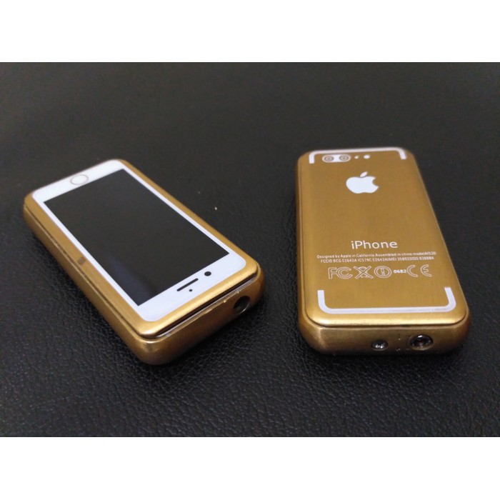 New Arrival KOREK API LAS UNIK IPHONE GOLD, KOREK GAS MANCIS LIGHTER MURAH Low Price!