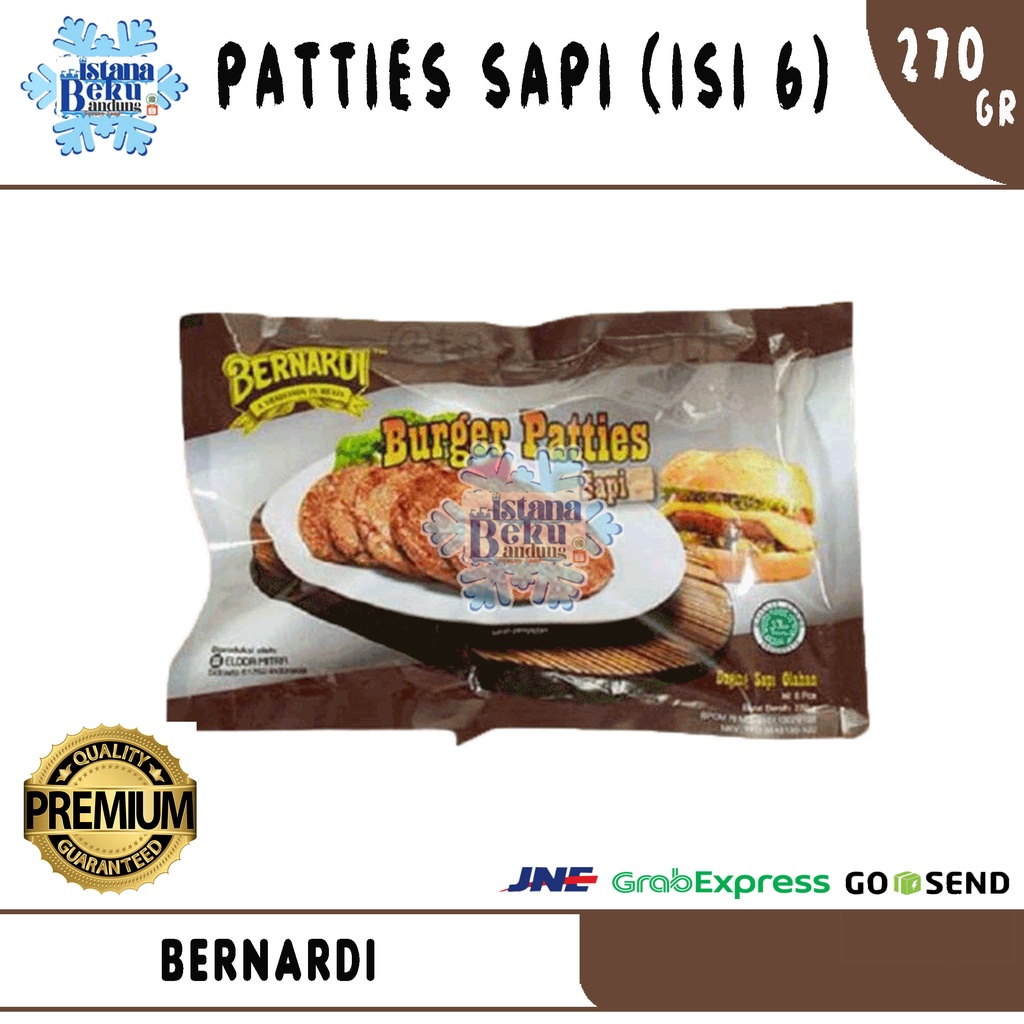 

Bernardi Burger Patties 270gr