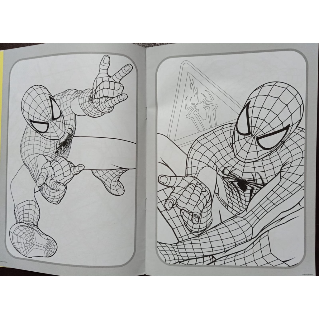 Buku Mewarnai & Aktivitas/ Coloring Book Marvel Spiderman 2 