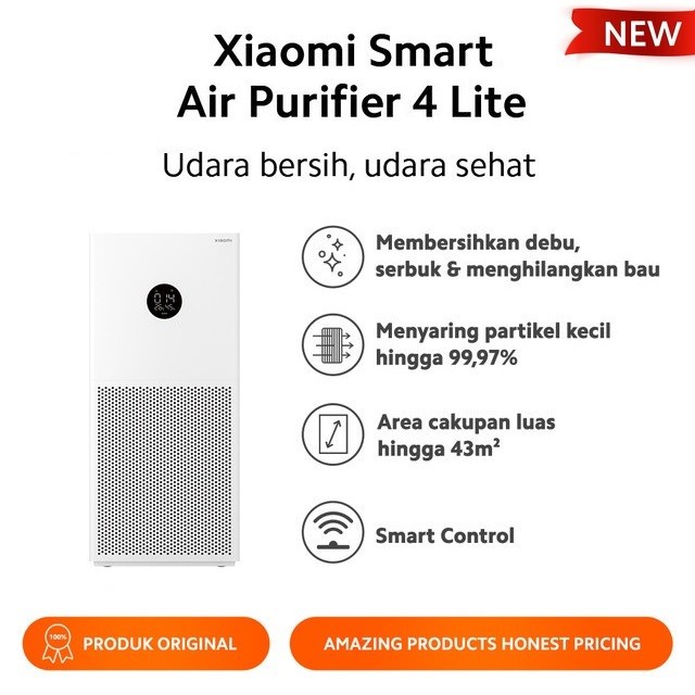 Xiaomi Mi Smart Air Purifier 4 Lite - Pembersih udara