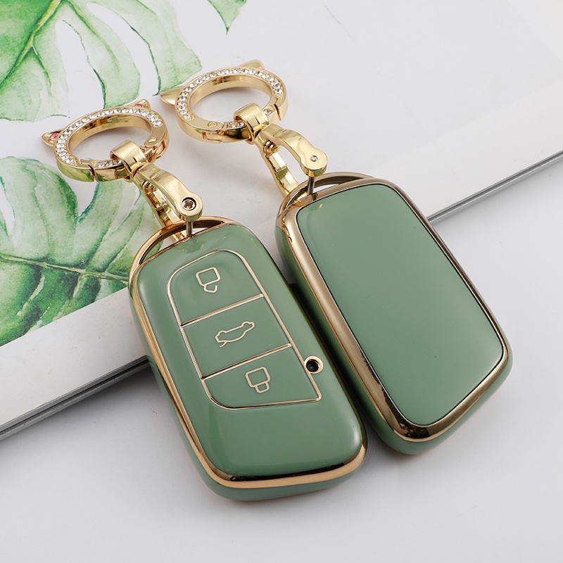Casing Kunci Mobil 3 Tombol Bahan TPU Untuk Chery ANT EQ1 2019
