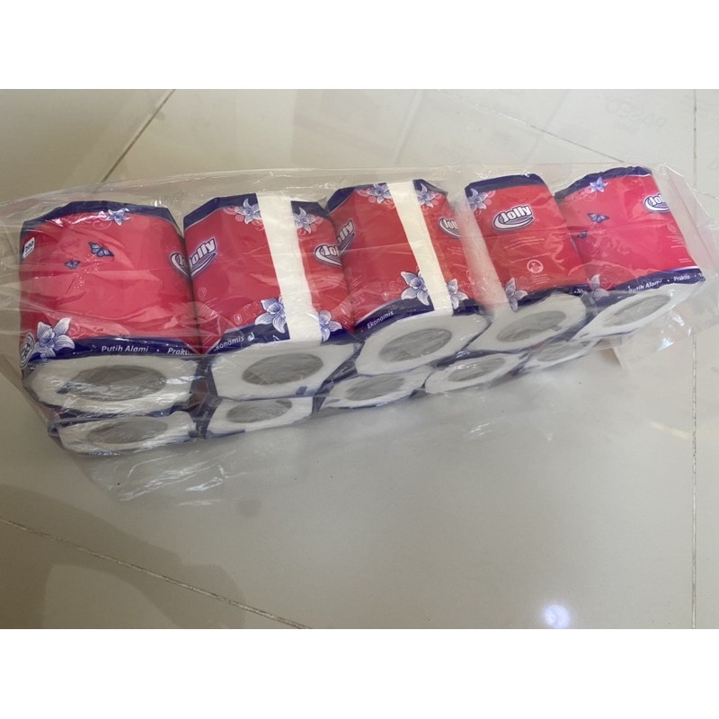 tisue jolly toilet 200sheets isi 10roll