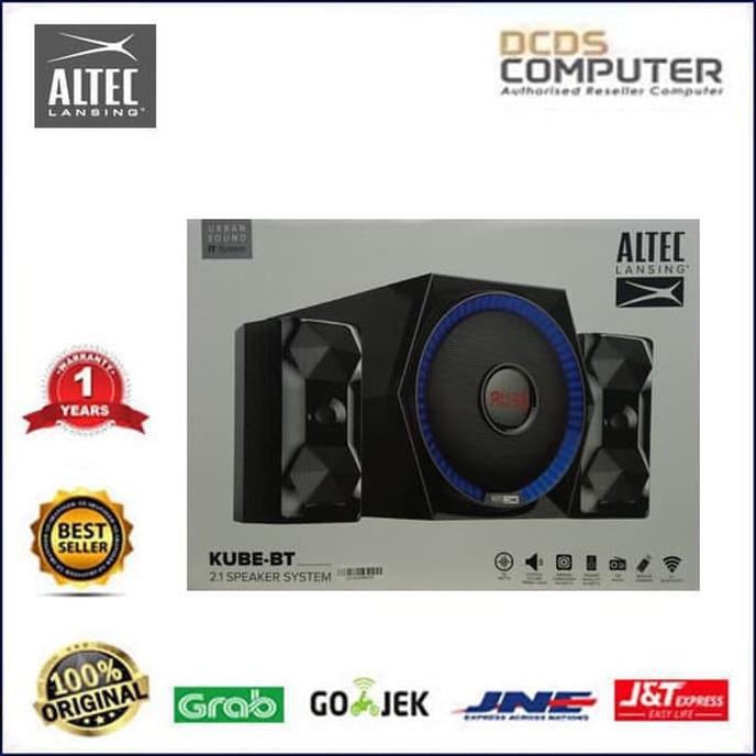 Altec Lansing KUBE-BT 2.1 Wireless Bluetooth Speaker System 3011 Kube - Black