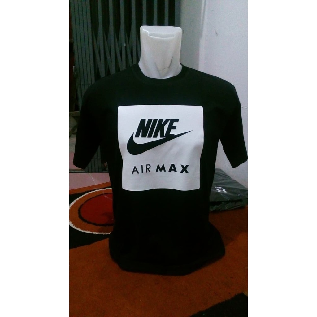 Kaos Baju Obral Combed 30 Distro NiKE AiR MAX KOTAK polos bikin custom