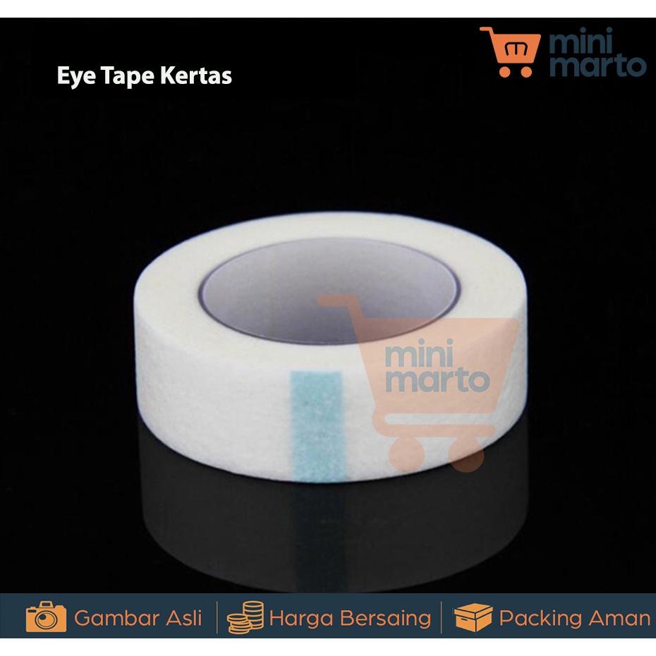 Eyetape Kertas Roll Tape Kertas Eyetape Plastik Roll Tape Plastik - Minimarto