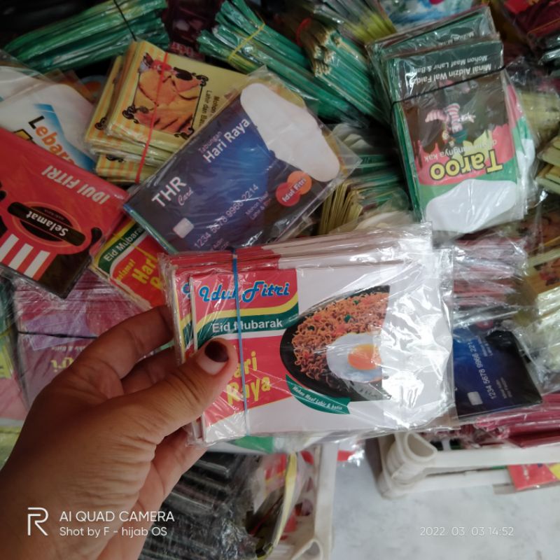 

Amplop lebaran murah motif lucu unik Snack jajanan isi 10 pcs