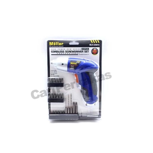 BANTING HARGA Cordless Screwdriver - Bor Mini Portable - Bor Obeng Baterai MOLLAR
