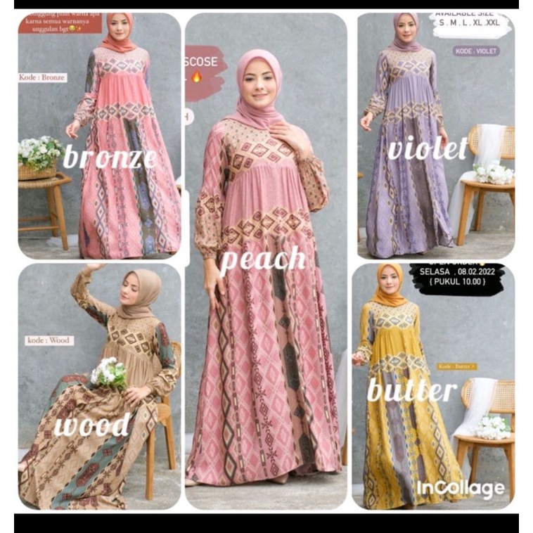 Namara dress namara ethniq vol 04 by nadeea id homedress gamis