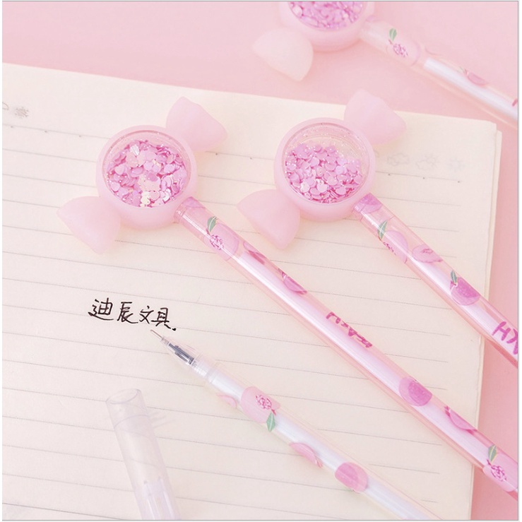 PENA PULPEN BUNNY RABBIT KELINCI PEN GLITER CANDY