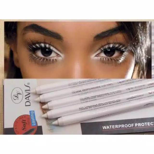 Eyeliner putih Davis bawah mata Matte
