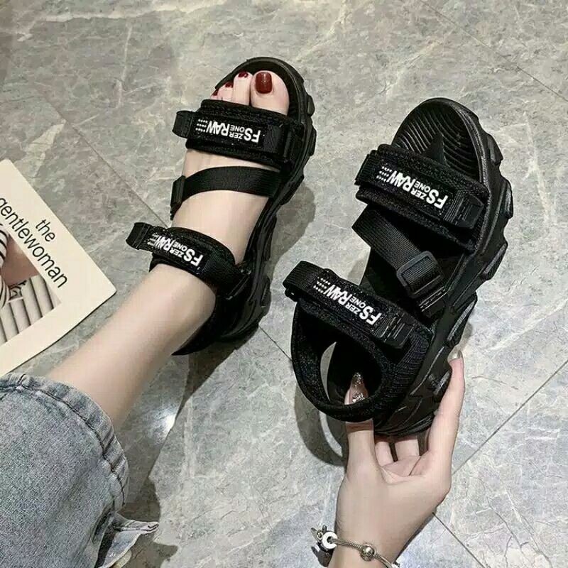 AB187 - SANDAL GESPER RINGAN SOL KARET WANITA FASHIONS  PENGIRIMAN DARI JAKARTA