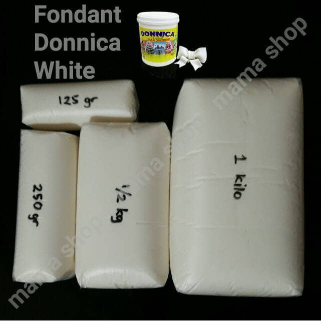 

Jual Fondant Putih Merk Donnica 1 Kilo Repack Gula Dekor Bahan Hiasan Kue