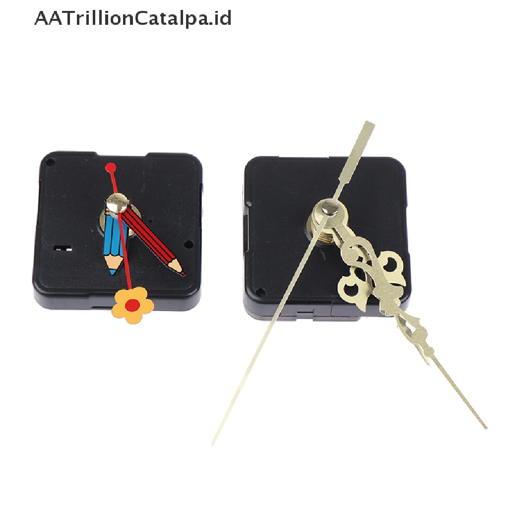 Aatrillioncatalpa Suku Cadang Mekanisme Jam Dinding Quartz DIY