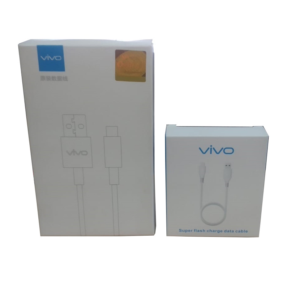 Kabel Data Vivo Type C Micro USB Fast Charging Data Cable Vivo V5/V7/V9/V19/V17/S1 PRO X50