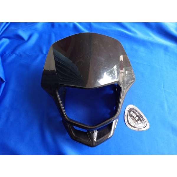 cover kedok lampu depan trail vintage trail klx  universal made in thailand pilihan