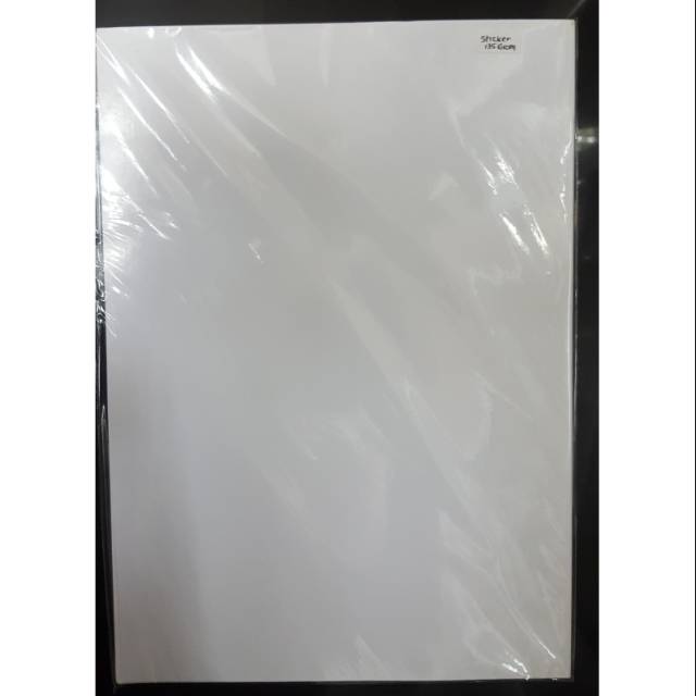 

Photopaper sticker glossy A4 135gr