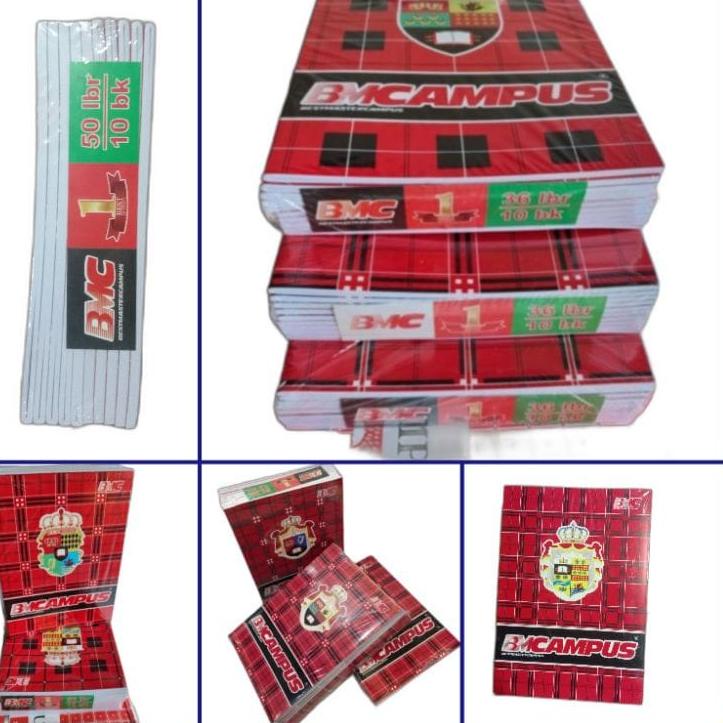 

Banyak Dipakai.. PRAS_ACC BUKU TULIS BMC CAMPUS ISI 50 LEMBAR/BUKU BMC CAMPUS PER PACK 10 PCS