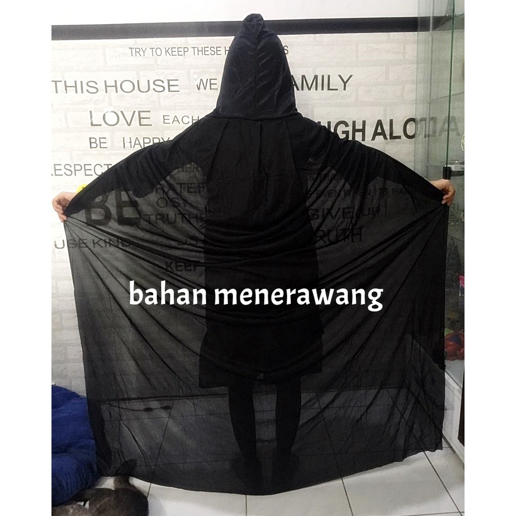 Jubah cosplay death / penyihir / dark lord / costume cosplay halloween / jubah hoodie