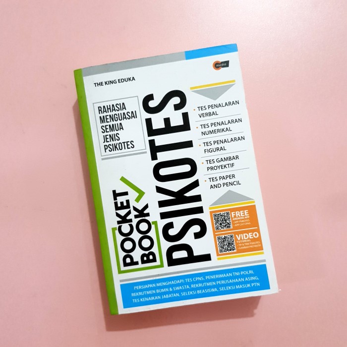 Jual Cod Buku Saku Pocket Book Psikotes Edisi Super Lengkap Psikotest