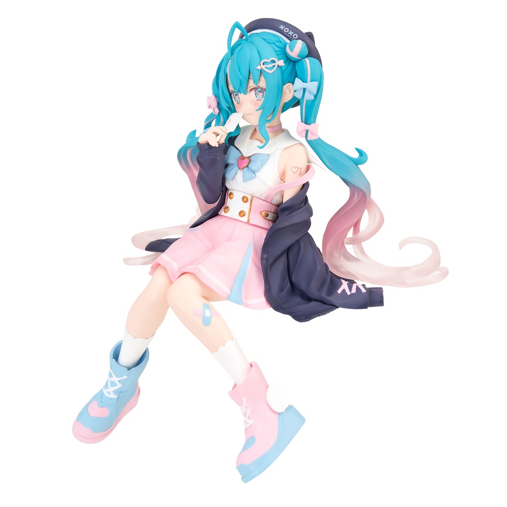 Action Figure Anime Hatsune Miku Vocaloid Miku Posisi Duduk Untuk Dekorasi Mobil