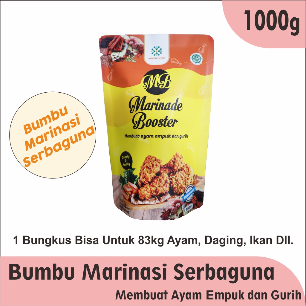 

Bumbu Marinasi Ayam - Bumbu Marinasi Fried Chicken - Marinasi Serbaguna - Marinade Booster 1000g