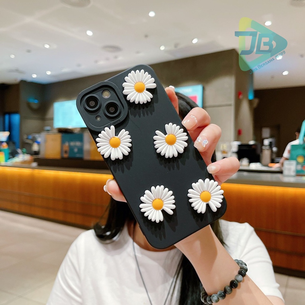 SOFTCASE PROCAMERA BUNGA DAISY 3D OPPO VIVO SAMSUNG REALME XIAOMI IPHONE INFINIX ALL TYPE JB5814