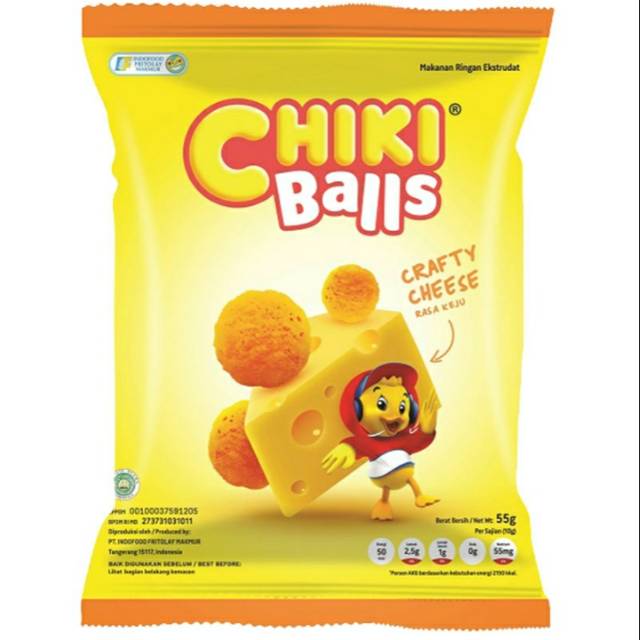 Jual Chiki Snack Balls Cheese Chiken 55G Shopee Indonesia