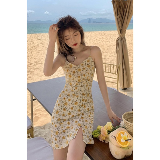Sunflower Dress Summer Korean Style