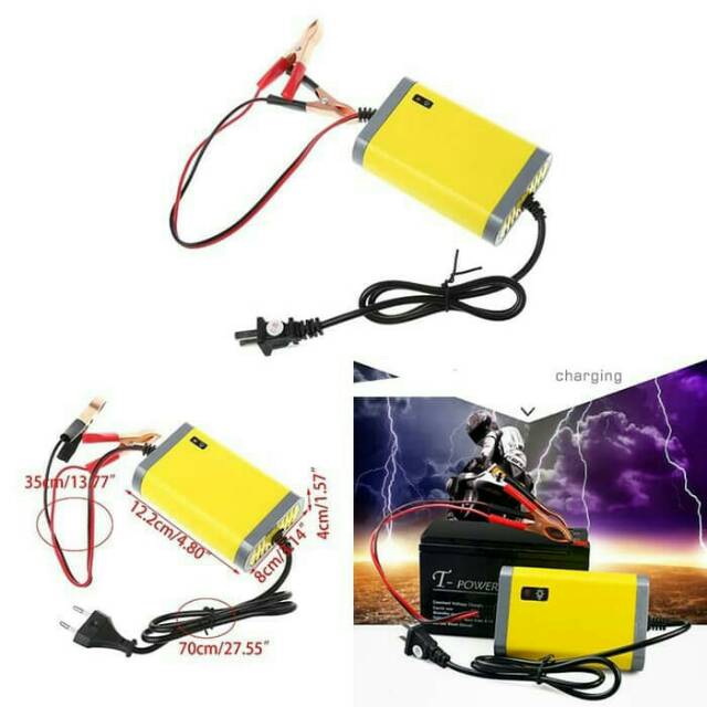 Alat Cas Aki Mobil Motor Charger Aki Motor Mobil